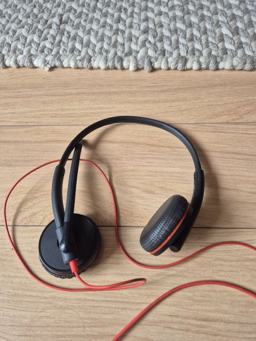 Poly blackwire 3200 słuchawki przewodowe