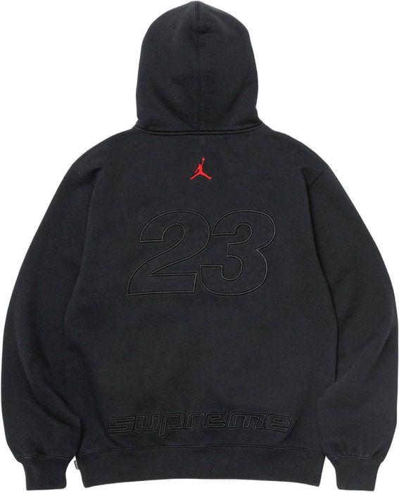 Supreme x Jordan Zip Up Hooded Sweatshirt SS26 (оригинал)