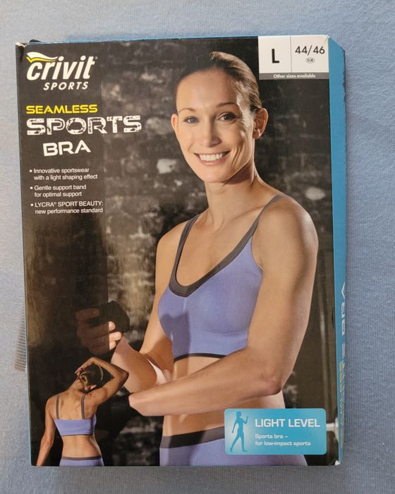Biustonosz sportowy bezszwowy
