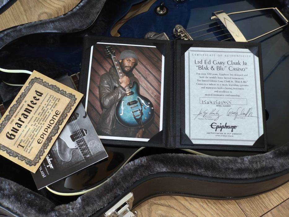 Epiphone Gary Clark Jr Blak & Blu Casino