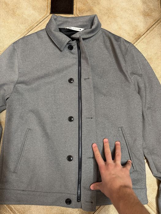пальто zara jacket harrington