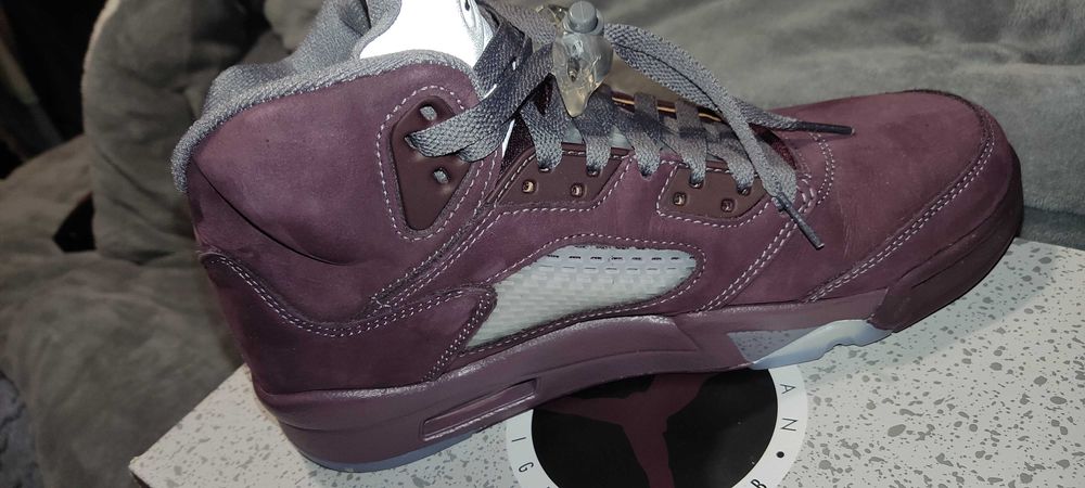 Nike air jordan 5 retro, burgundy