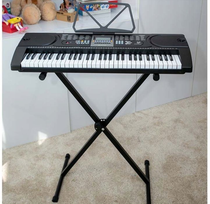 Nowy czarny stojak statyw na keyboard pianino