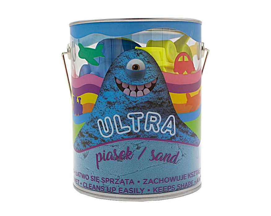 Piasek UltraPiasek puszka 900g foremki Niebieski
