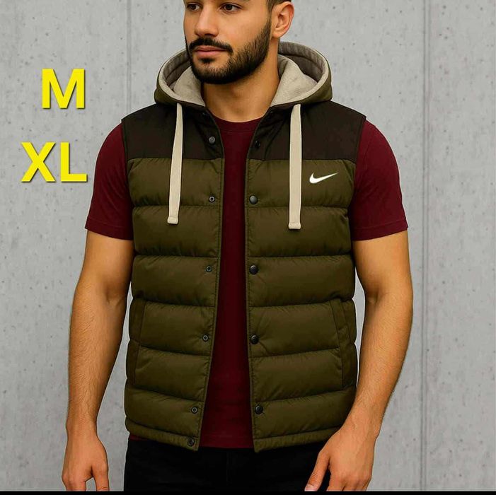 Kamizelka męska z kapturem