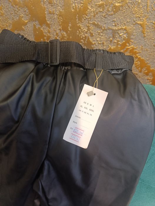 Жіночі штани клеш еко шкіра