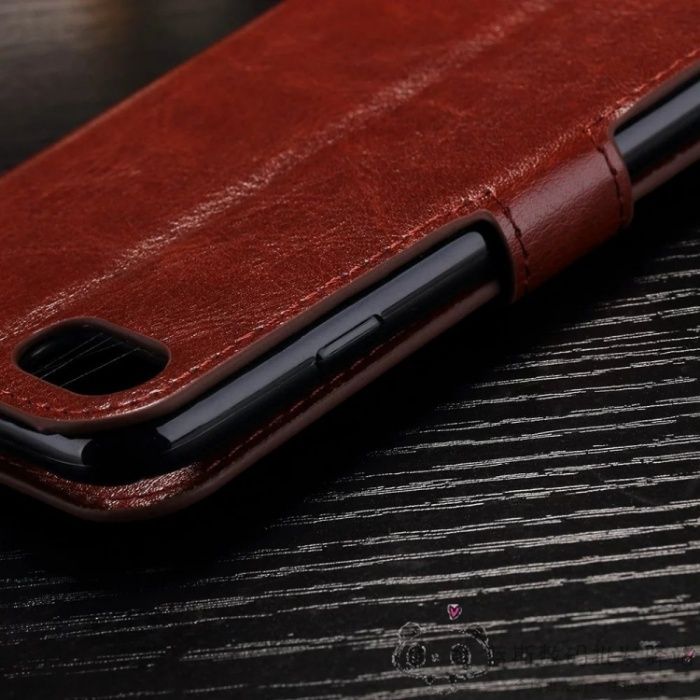 Capa flip cover em pele iPhone X