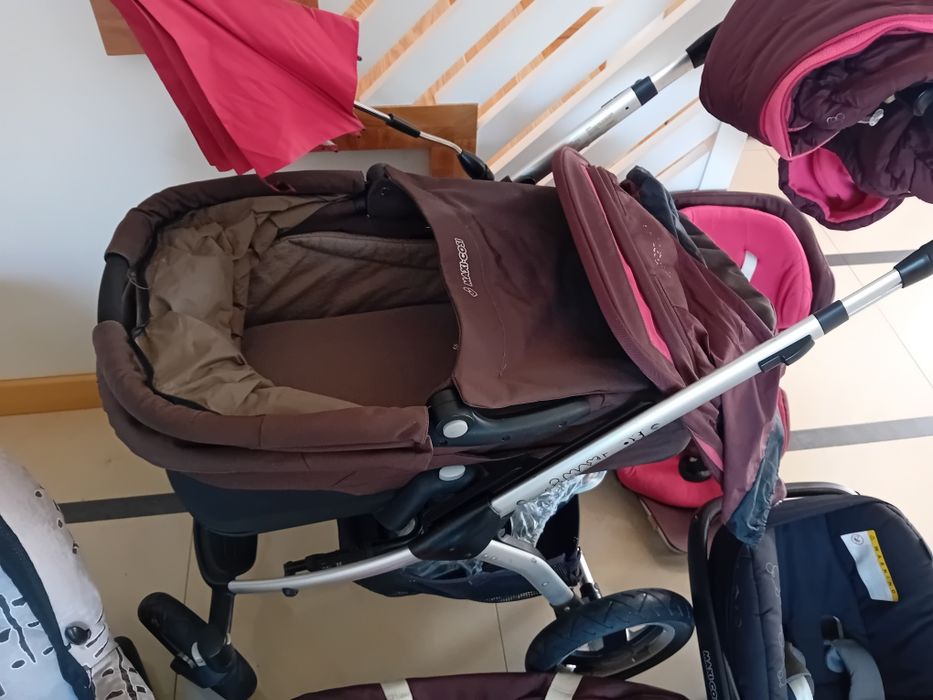 Wózek dziecięcy - Zestaw Maxi-Cosi Mura 4 Gondola Spacerówka Fotelik Pebble