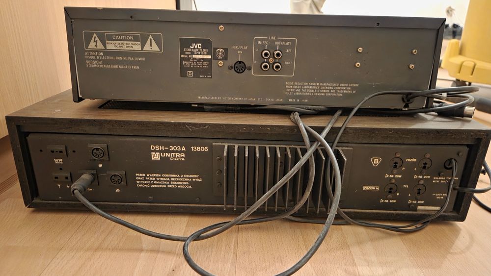 Unitra merkury amplituner jvc magnetofon