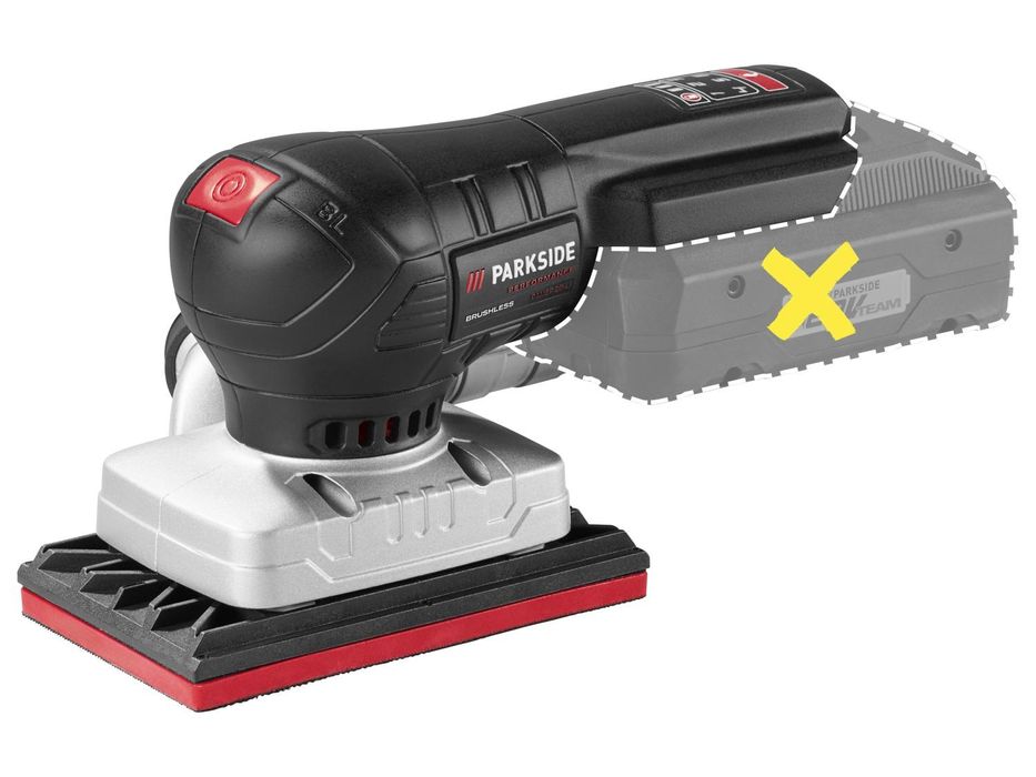 Parkside Performance Akumulatorowa szlifierka oscylacyjna 20V PAMSP A2