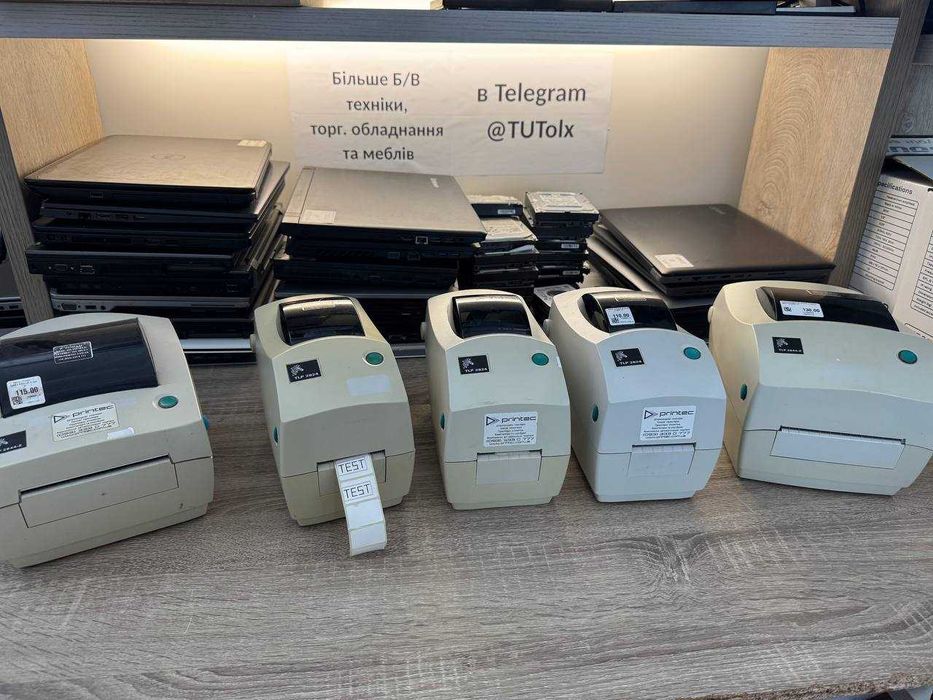 Б/В Термопринтери для етикеток Zebra TLP2824 / LP2844-Z