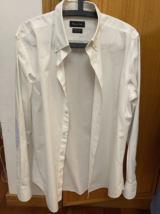 Camisas de homem, como novas, em algodao.