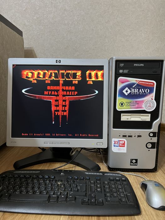 Компьютер системний блок Bravo + Монітор HP L1706