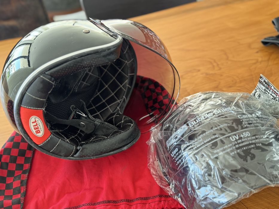 Capacete Bell Bullitt Original + 2 Viseiras – Excelente Estado