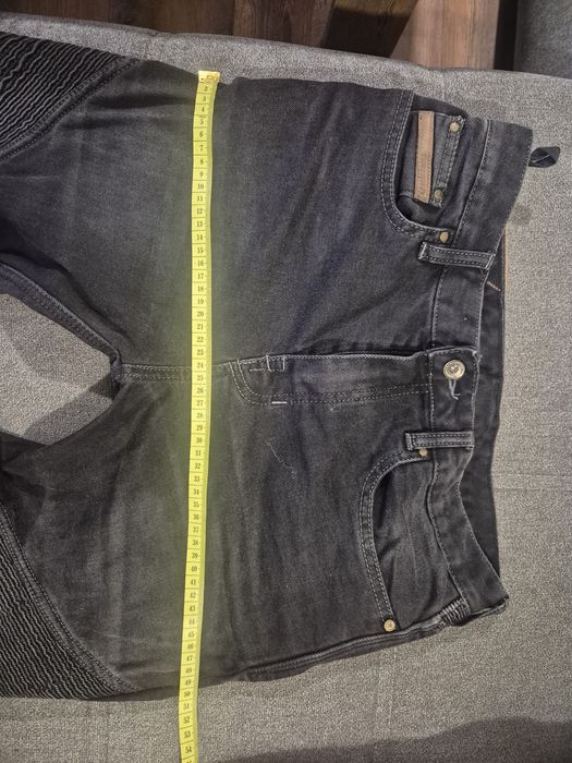 Jeansowe spodnie motocyklowe