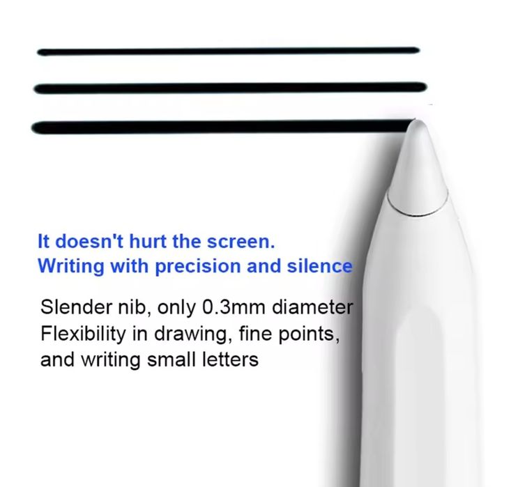 Caneta pen stylus capacitiva para iOS, Android ou Windows