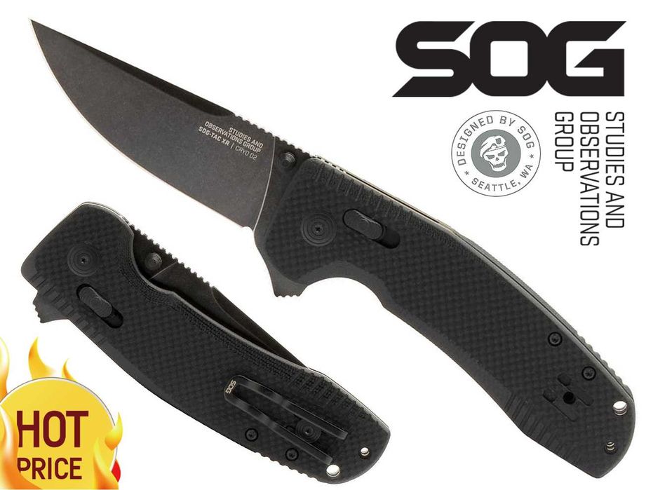 Ніж SOG SOG-TAC XR (cryo D2, SW)