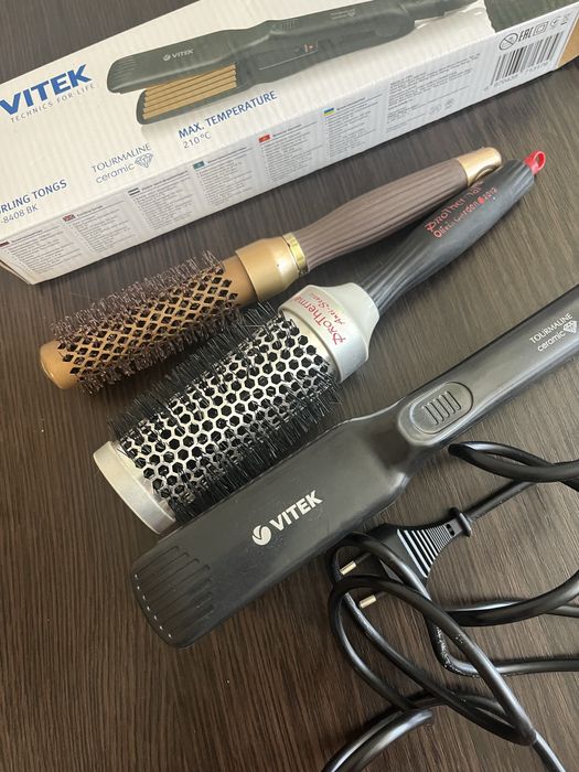 Плойка для гофре VITEK VT-8408 BK+ браші 2шт у подарунок
