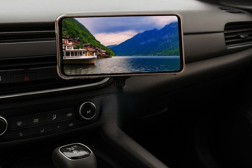 Автотримач бездротовою зарядкою Samsung IPhone Xiaomi car fast charge