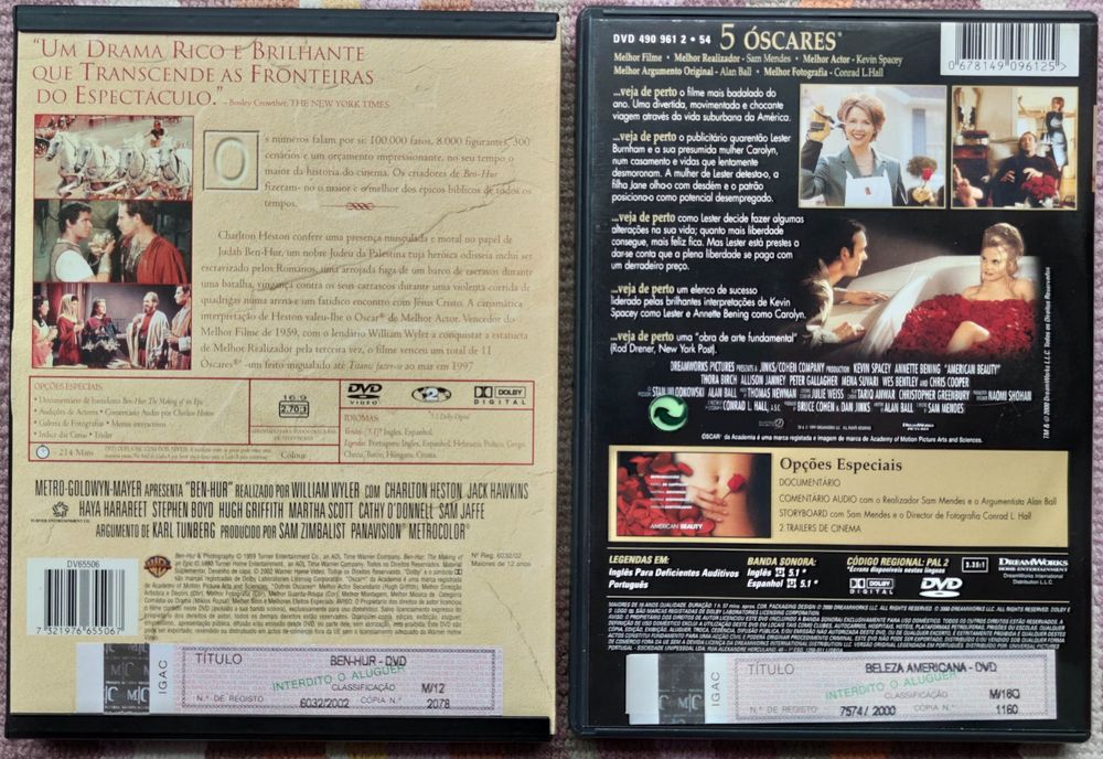 Ben-Hur e Beleza americana