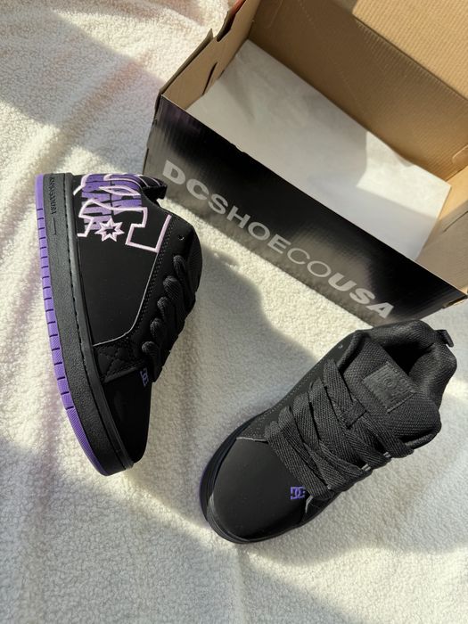 DC Shoes Court Graffik Black Purple