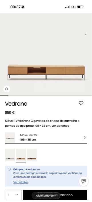 Móvel TV / Verdana / Kave Home