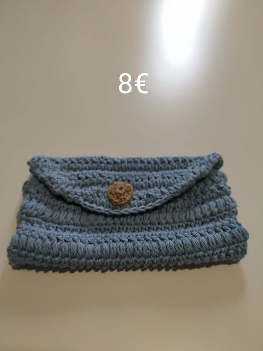 Carteiras em tricô apartir de