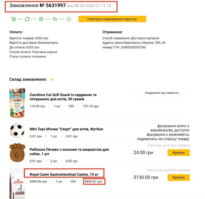 Royal Canin Gastrointestinal Canine для собак
