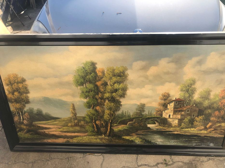 Quadro com paisagem outonal