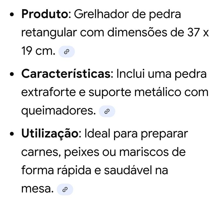 Grelhador de pedra