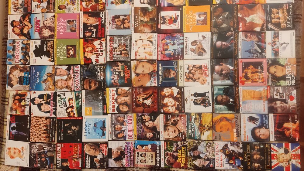 Filmy na DVD, zestaw 161 szt.