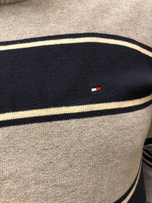 Męski sweter w paski tommy hilfiger XXL