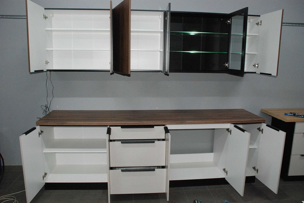 Meble kuchenne - Nowe. Zestaw mebli kuchennych 2,6 m. kaszmir , beż