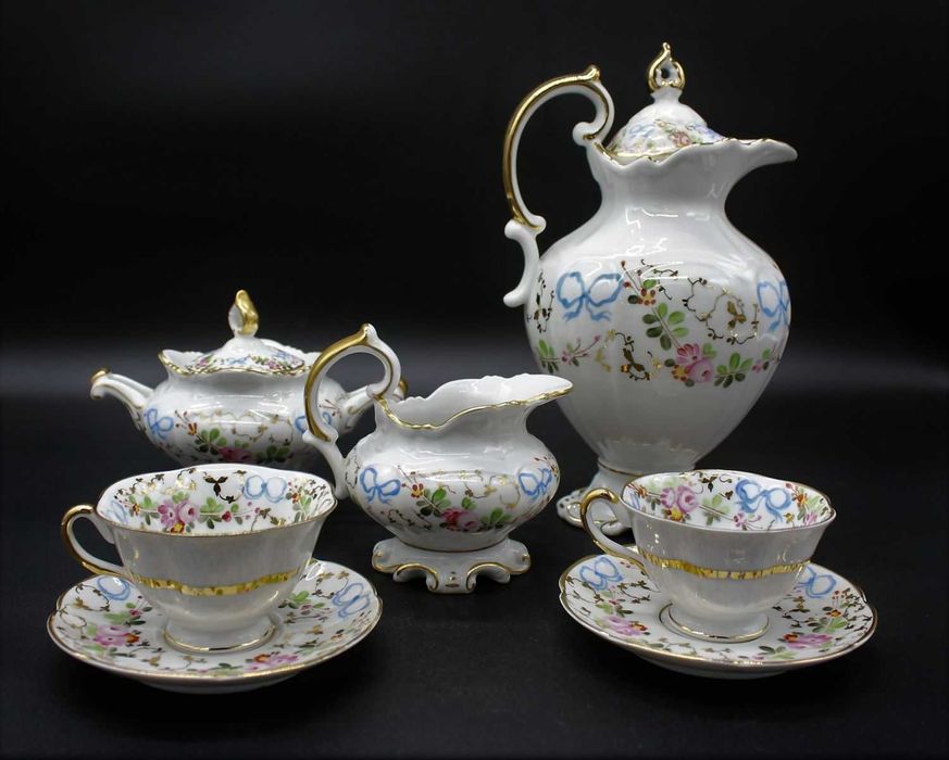 Serviço de chá em porcelana da Vista Alegre