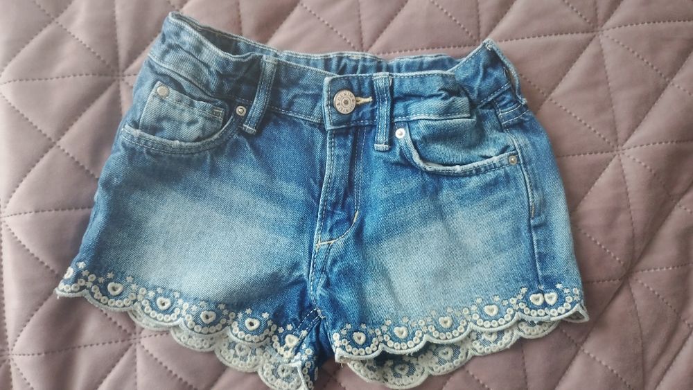 Krótkie spodenki jeans 116