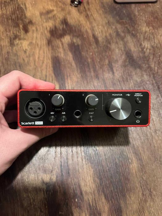 Focusrite Scarlett Solo 3rd Gen!!