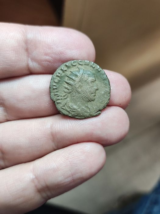 Duas moedas romanas de Galieno