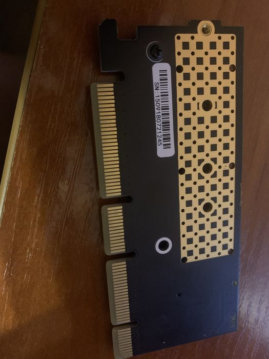 Адаптер M.2 NVMe (PCIe) SSD для слотов материнской платы: PCI-E