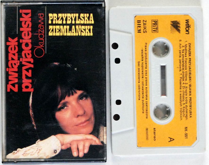 Sława Przybylska - Związek Przyjacielski  (kaseta) BDB