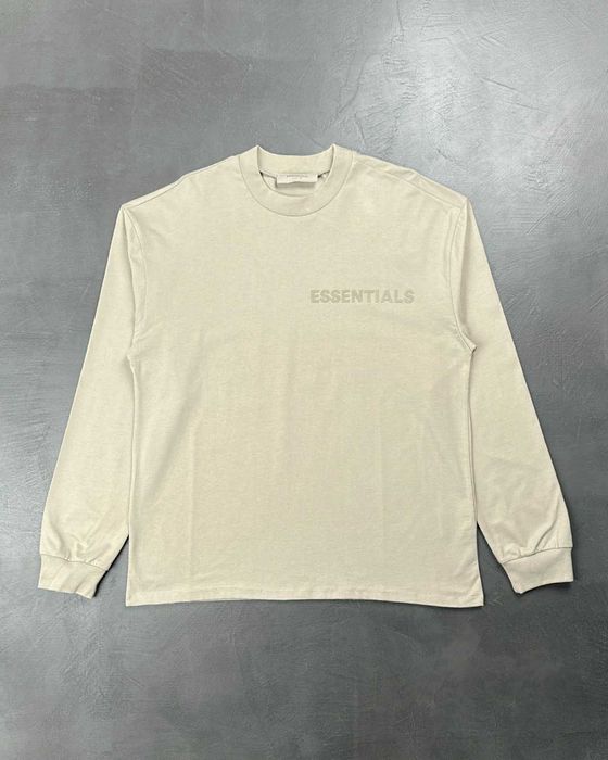 Лонгслів Fear Of God Essentials Cotton Jersey Long Sleeve Smoke Gray