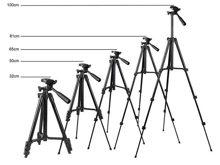 Statyw Telefon Aparat Tripod 100cm Pilot Bluetooth Uchwyt 4w1