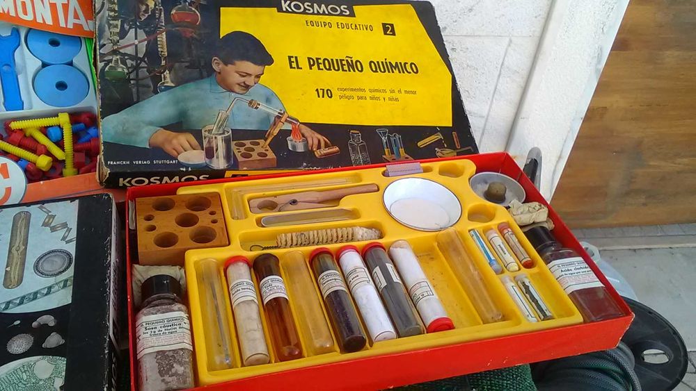 Jogos antigos espanhóis, química, biologia