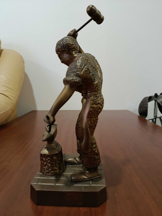 Estatueta Ferreiro em Latão