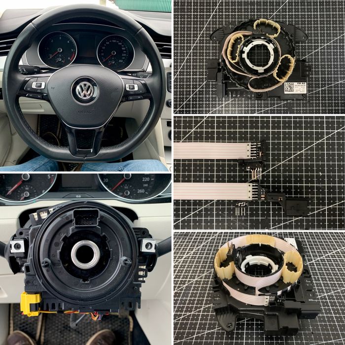 Шлейф руля / підрульовий блок 5K0953569H, Ремонт шлейфів VW/Skoda