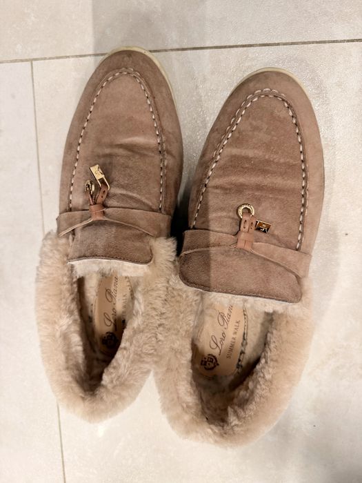 Зимові натуральні  лофери loro piana