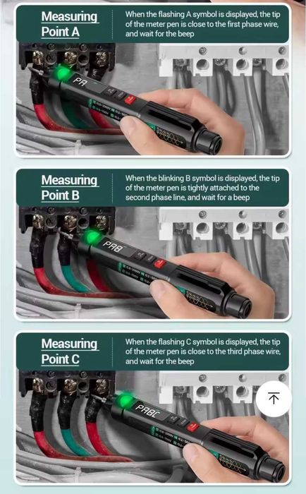 Мультиметр ANENG A3008 авто-режим вольтметр и резисторы, диоды, NCV