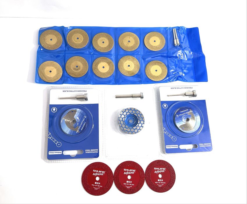 10шт упак30-35-40-50мм Алмазні диски  для гравера фрези круги