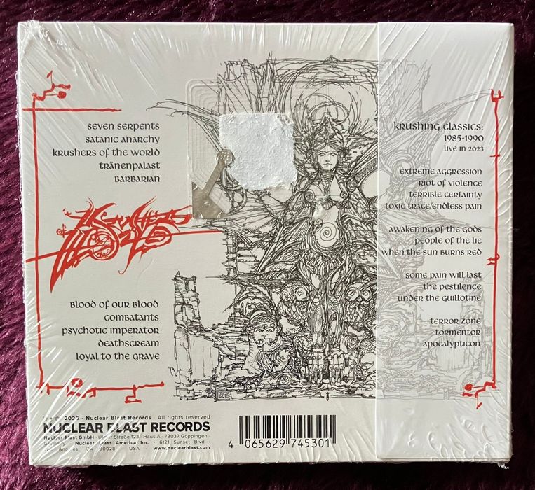 Kreator - Krushers of the World 2 CD digipak limited edition 

digip