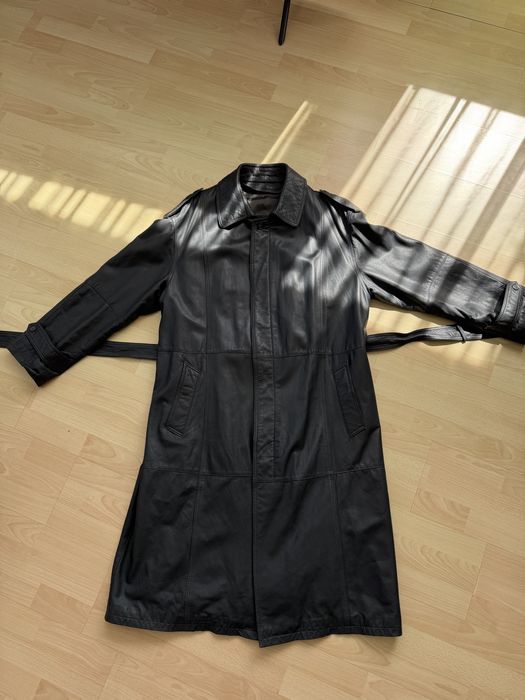 Płaszcz  skóra. Piekny Dlugi. Roz 52-56 vintage