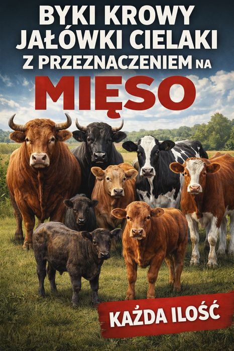Byki.Krowa.Jałówka.Cielski